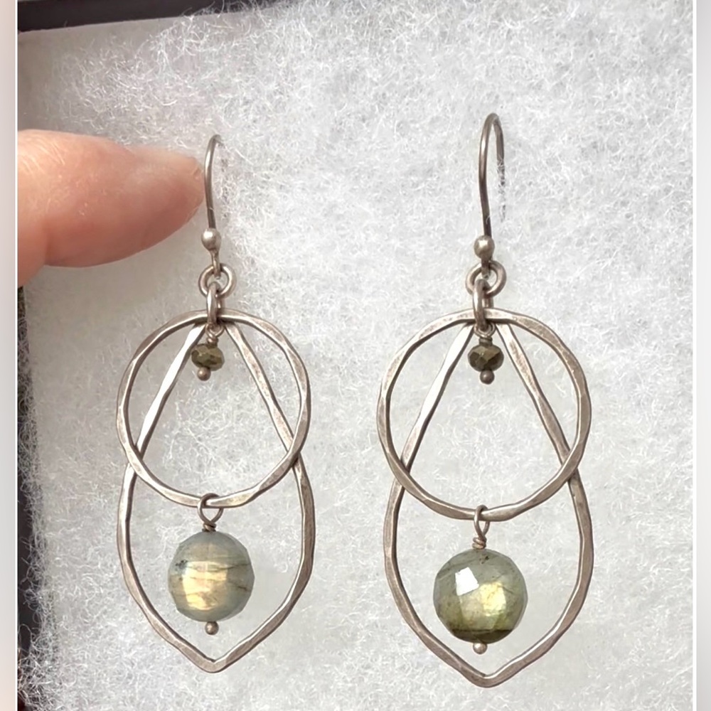 Sundance Silver and Labradorite Earrings